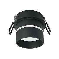 Светильник встраиваемый MaxLight CAST 89 BLACK 220В GU10 Черный картинка 